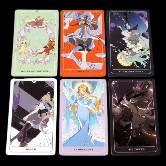Anime Tarot Deck Mini by Natasha Yglesias. Full 78 Card Deck - Picture 5 of 5